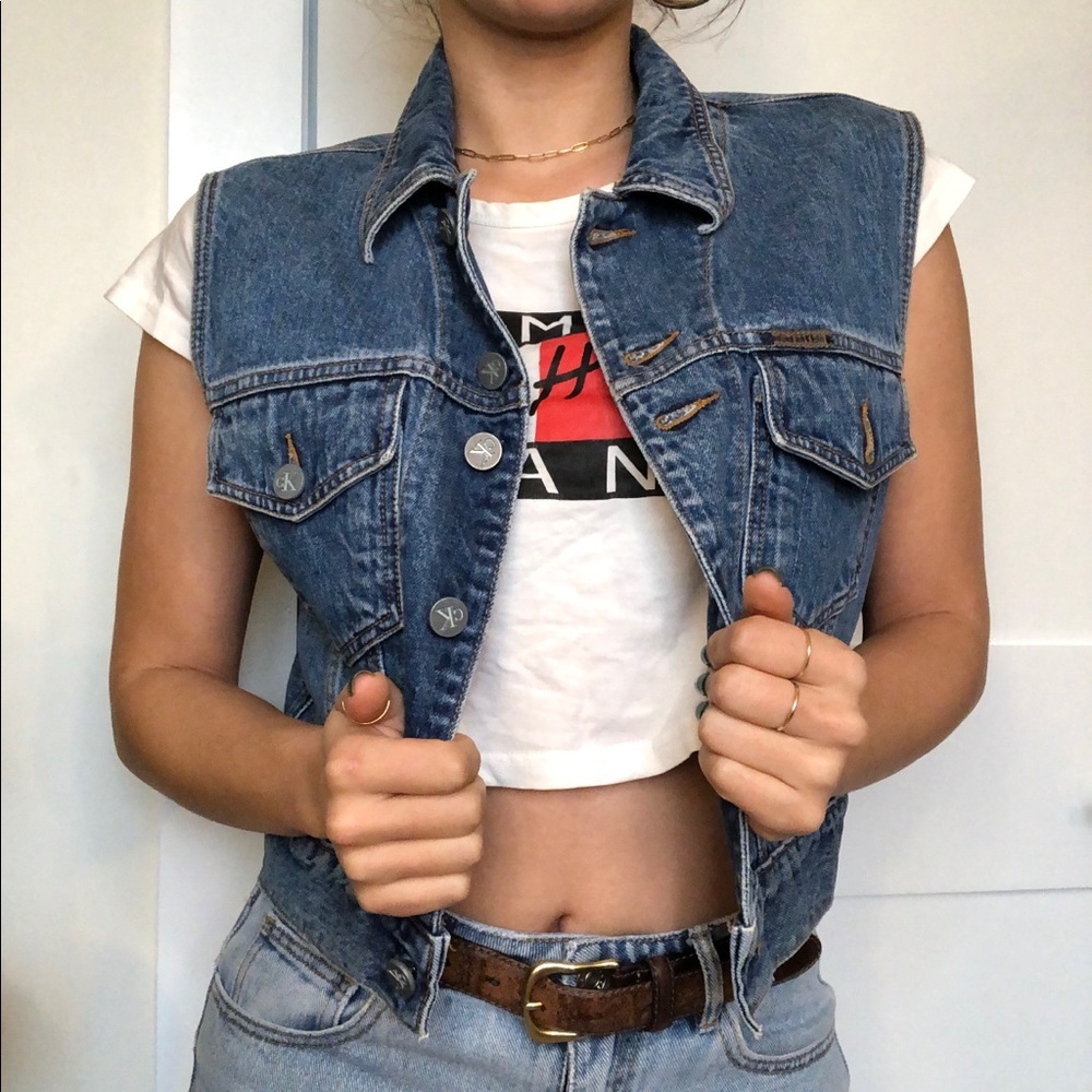 Vintage Calvin Klein Jean Vest